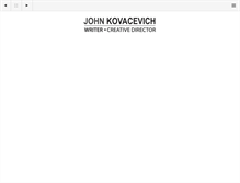 Tablet Screenshot of jkovac.com